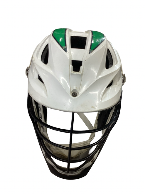 Vist Large View of Product Image Which is Used Cascade S Lacrosse Helmet White One Size
