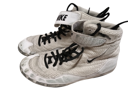 Vist Large View of Product Image Which is Used Nike Wrestling Shoes White Senior 8