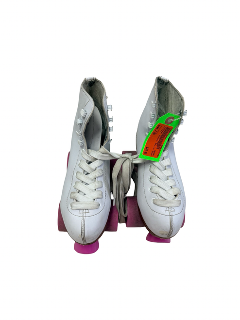 Vist Large View of Product Image Which is Used Chicago Roller Skates White Womens Size 6