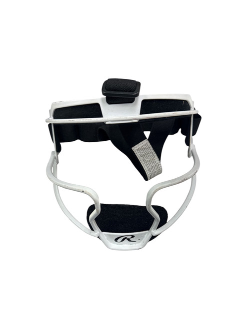 Vist Large View of Product Image Which is Used Rawlings FIELDERS MASK BB/SB Fielders Mask White One Size
