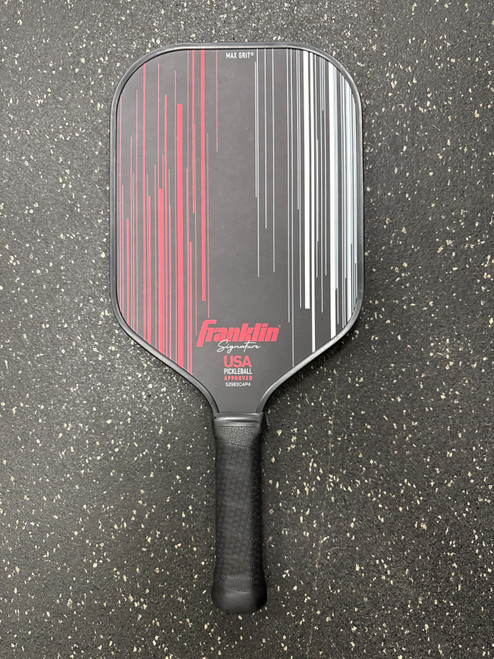 Vist Large View of Product Image Which is Used Franklin SIGNATURE Pickleball Racquet Black