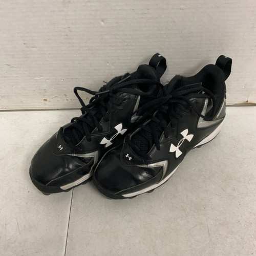 Vist Large View of Product Image Which is Used Under Armour HAMMER BB/SB Cleats Black Junior 05