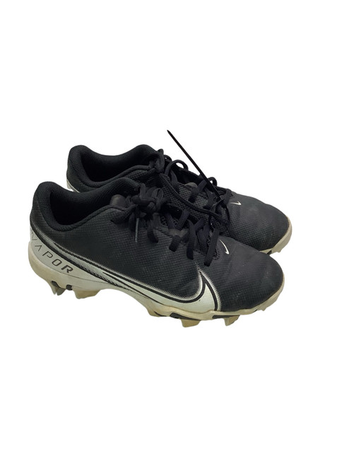 Vist Large View of Product Image Which is Used Nike VAPOR BB/SB Cleats Black Junior 04.5