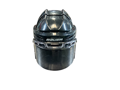 Vist Large View of Product Image Which is Used Bauer RE AKT 75 Helmet Half Visor Combo Black MD