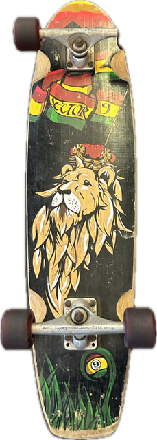 Vist Large View of Product Image Which is Used Sector 9 LION Complete Skateboard Black Regular