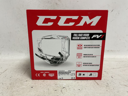 Vist Large View of Product Image Which is Used CCM FV1 Hockey Full Visor One Size
