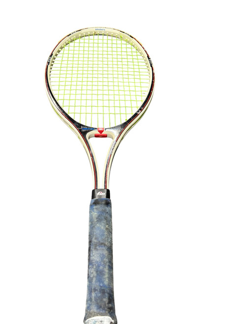 Vist Large View of Product Image Which is Used FIN GENIUS Adult Tennis Racquet White Unknown