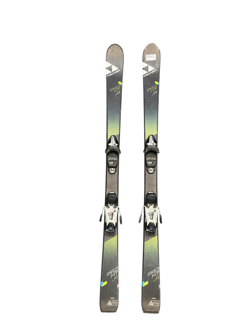 Vist Large View of Product Image Which is Used Fischer PRO MR JR 140CM Mens DH Ski/Binding Black 140 cm