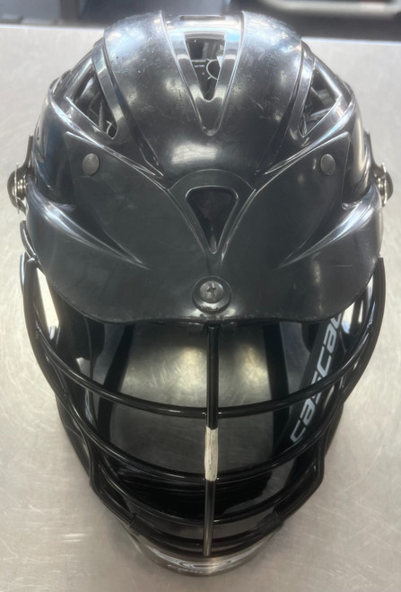 Vist Large View of Product Image Which is Used Cascade CPX-R Lacrosse Helmet Black Fits all