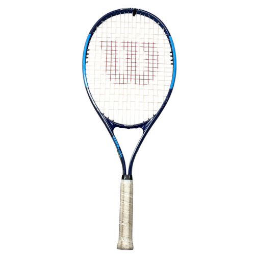 Vist Large View of Product Image Which is Used Wilson ULTRA POWER XL Adult Tennis Racquet Navy Blue 3 3/8"