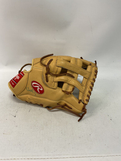 Vist Large View of Product Image Which is Used Rawlings SELECT PRO LITE BB/SB Glove RH Throw Tan 11 1/2"