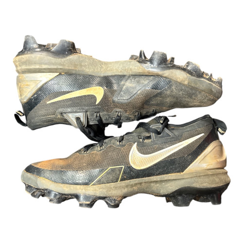 Vist Large View of Product Image Which is Used Nike TROUTS BB/SB Cleats Black Senior 8.5