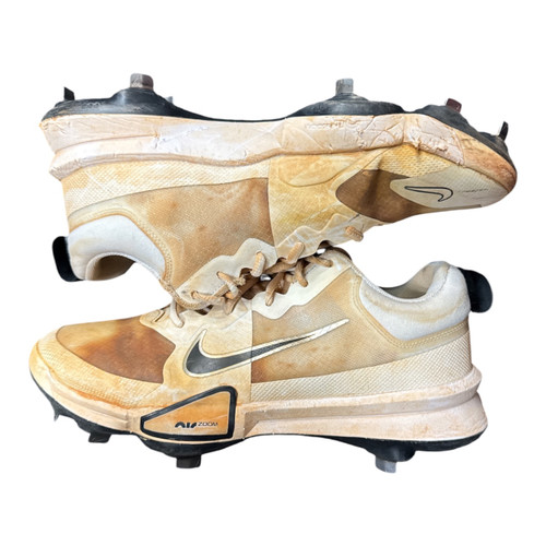 Vist Large View of Product Image Which is Used Nike TROUTS BB/SB Cleats White Senior 9
