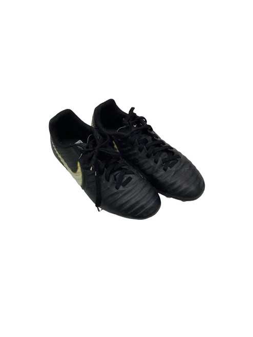 Vist Large View of Product Image Which is Used Nike Soccer Cleats Black Junior 04.5