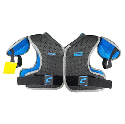 Vist Large View of Product Image Which is Used Champro 7 SERIES Football Shoulder Pads Black Large