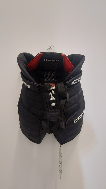 Vist Large View of Product Image Which is Used CCM CCM Youth Goalie Pant Black SM