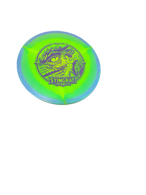 Vist Large View of Product Image Which is Used Innova STINGRAY MID RANGE Disc Golf Mid Range Green
