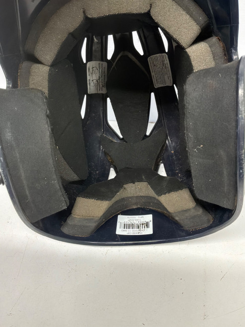 Vist Large View of Product Image Which is Used Mizuno NAVY HELMET Batting Helmet No Mask Navy Blue SM
