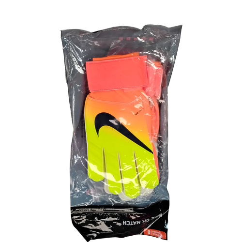 Vist Large View of Product Image Which is Used Nike GK Soccer Goalie Gloves Yellow 9