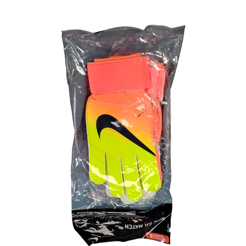 Vist Large View of Product Image Which is Used Nike GK Soccer Goalie Gloves Yellow 8