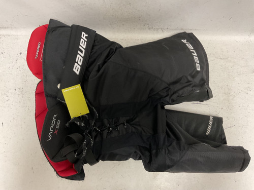 Vist Large View of Product Image Which is Used Bauer VAPOR X100 Senior Pant Red And Black LG
