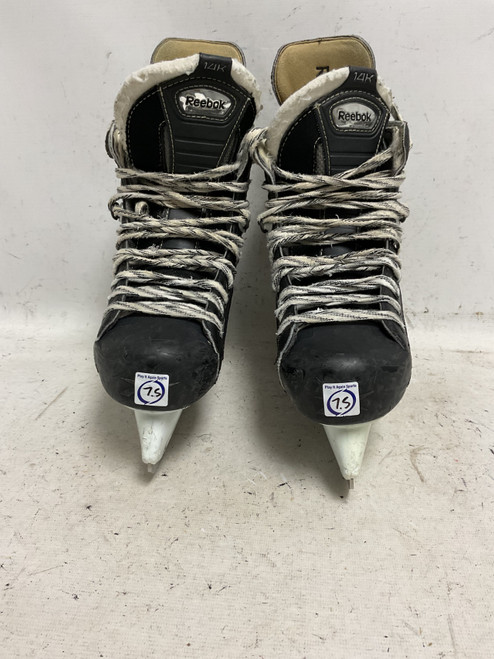 Vist Large View of Product Image Which is Used Reebok 14K PUMP Senior Hockey Skate Black Senior 7.5