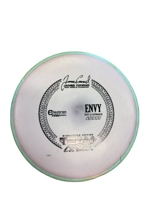 Vist Large View of Product Image Which is Used MVP ENVY Disc Golf Putter Pink