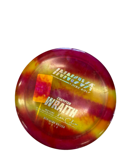 Vist Large View of Product Image Which is Used Innova WRAITH Disc Golf Driver Red