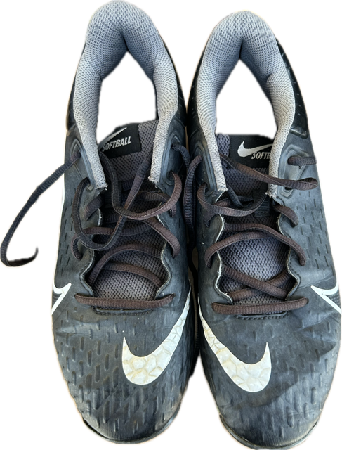 Vist Large View of Product Image Which is Used Nike SOFTBALL Baseball Cleats Black Senior 7.5