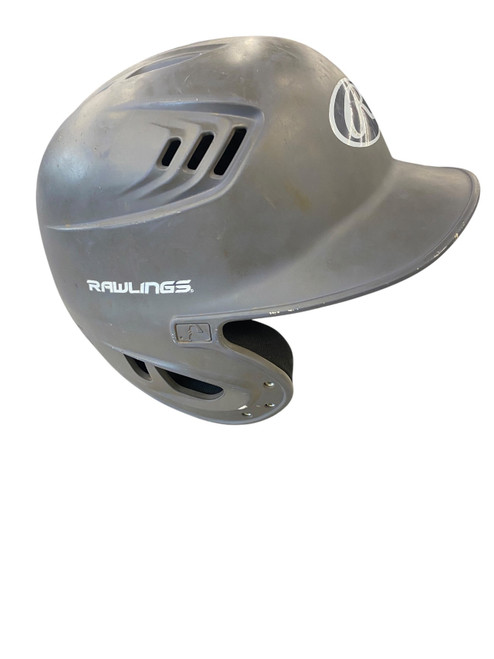 Vist Large View of Product Image Which is Used Rawlings GRAY HELMET Batting Helmet No Mask Grey LG