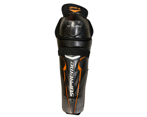 Vist Large View of Product Image Which is Used Bauer SUPREME ONE.4 Junior Shin Guards None 12"