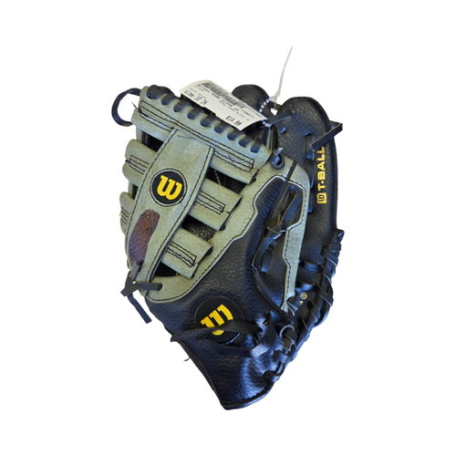 Vist Large View of Product Image Which is Used Wilson A300 GLOVE 10 BB/SB Glove RH Throw Black 10"