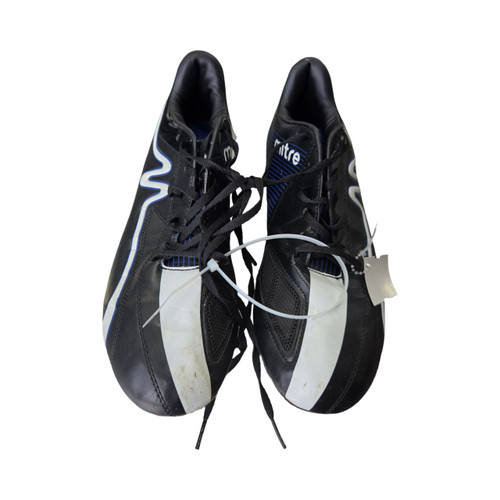 Vist Large View of Product Image Which is Used Mitre SOCCER CLEATS 11 Soccer Cleats Black Senior 11