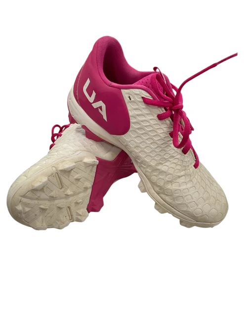Vist Large View of Product Image Which is Used Under Armour SOFTBALL CLEAT BB/SB Cleats Pink Junior 04.5