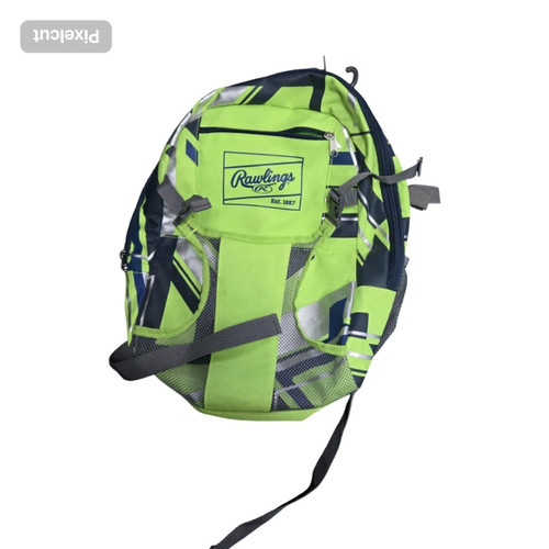 Vist Large View of Product Image Which is Used Rawlings BACKPACK BB/SB Player Backpack Navy Blue
