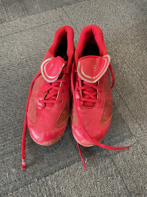 Vist Large View of Product Image Which is Used Under Armour BASEBALL CLEATS BB/SB Cleats Red Senior 8.5