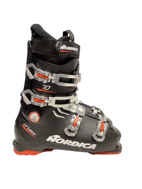 Vist Large View of Product Image Which is Used Nordica CRISE 70 Mens DH Ski Boot Black 280 MP - M10 - W11