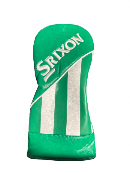 Vist Large View of Product Image Which is Used Srixon SRIXON DRIVER HEAD COVER Golf Accessory White And Green Driver