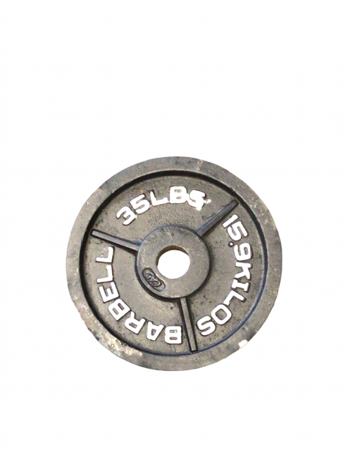 Vist Large View of Product Image Which is Used Olympic Plate (Each) 35 lb