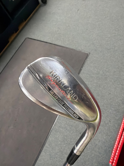 Vist Large View of Product Image Which is Used Kirkland Signature MILLED FACE TECHNOLOGY Golf Wedge Mens RH 60 Degree