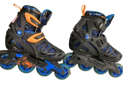 Vist Large View of Product Image Which is Used RollerDerby AERIO Senior Rec Fitness Skates Royal Blue Adjustable