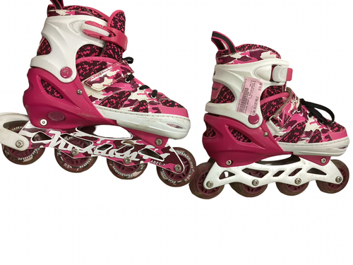 Vist Large View of Product Image Which is Used KUXUAN SPORTS Child Rec Fitness Skates Pink Adjustable