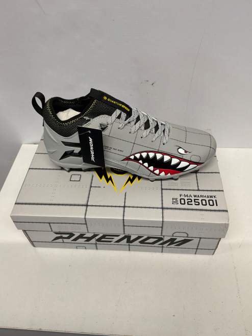 Vist Large View of Product Image Which is Used Adult FB Cleats Grey Senior 9.5