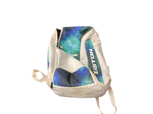 Vist Large View of Product Image Which is Used Easton BACKPACK BB/SB Player Carry Bag White