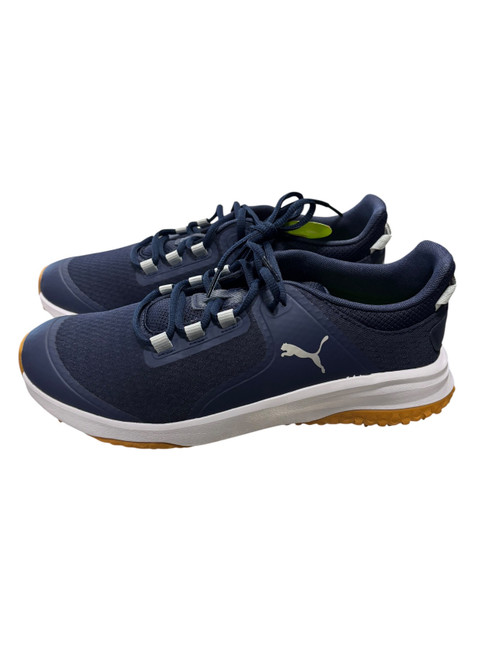 Vist Large View of Product Image Which is Used Puma Mens Golf Shoes Navy Blue Senior 9.5