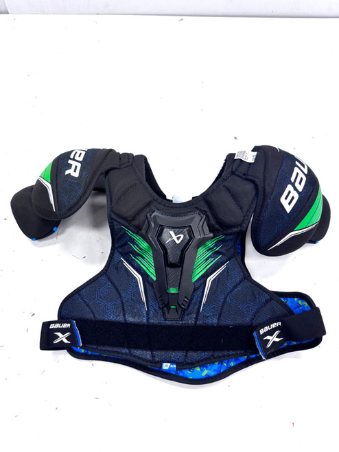 Vist Large View of Product Image Which is Used Bauer X Junior Shoulder Pads MD