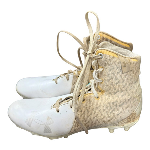 Vist Large View of Product Image Which is Used Under Armour SPOTLIGHT Adult FB Cleats White Senior 9.5