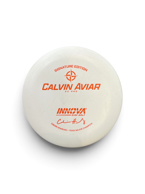 Vist Large View of Product Image Which is Used Innova CALVIN AVIAR DISC Disc Golf Putter White