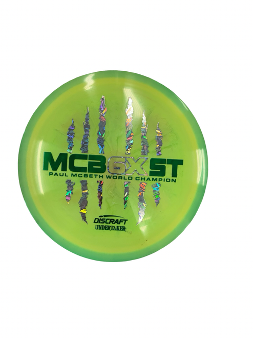 Vist Large View of Product Image Which is Used Discraft UNDERTAKER Disc Golf Driver Green