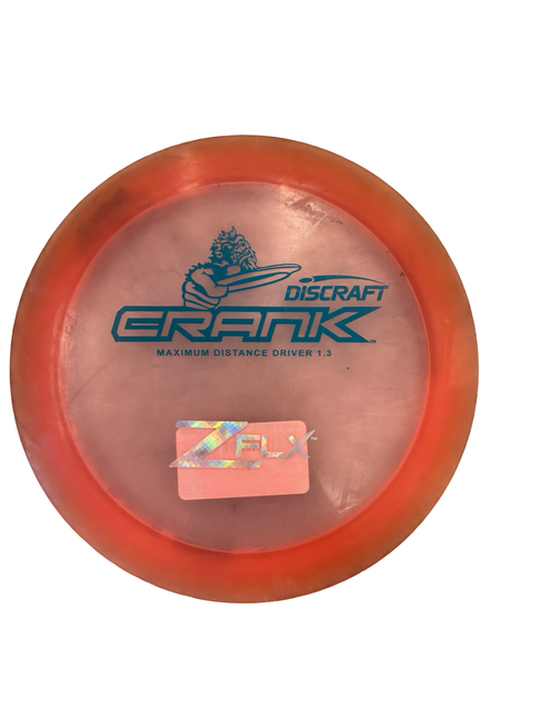 Vist Large View of Product Image Which is Used Discraft Z CRANK Disc Golf Driver Red